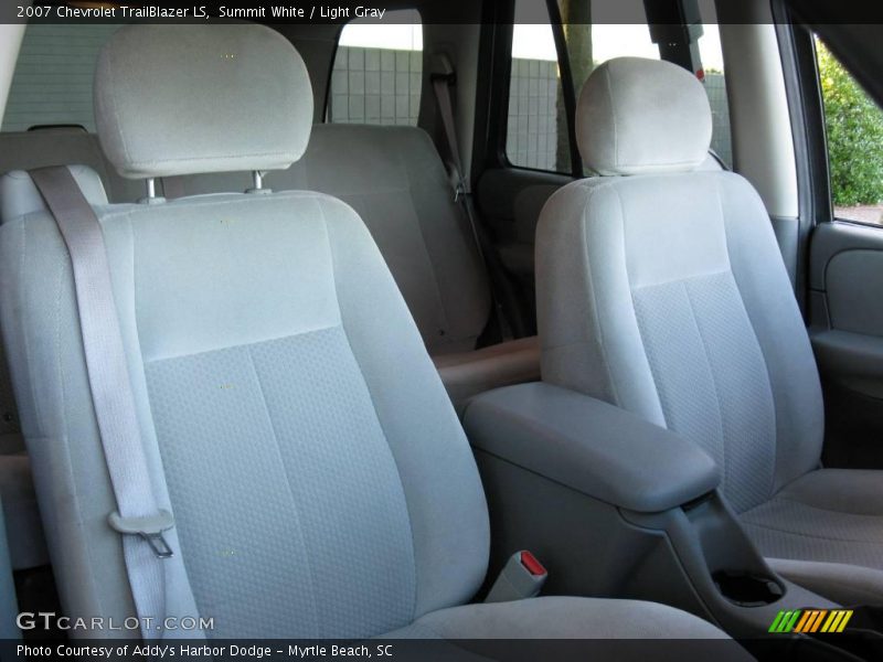 Summit White / Light Gray 2007 Chevrolet TrailBlazer LS