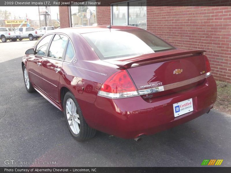 Red Jewel Tintcoat / Neutral 2009 Chevrolet Impala LTZ