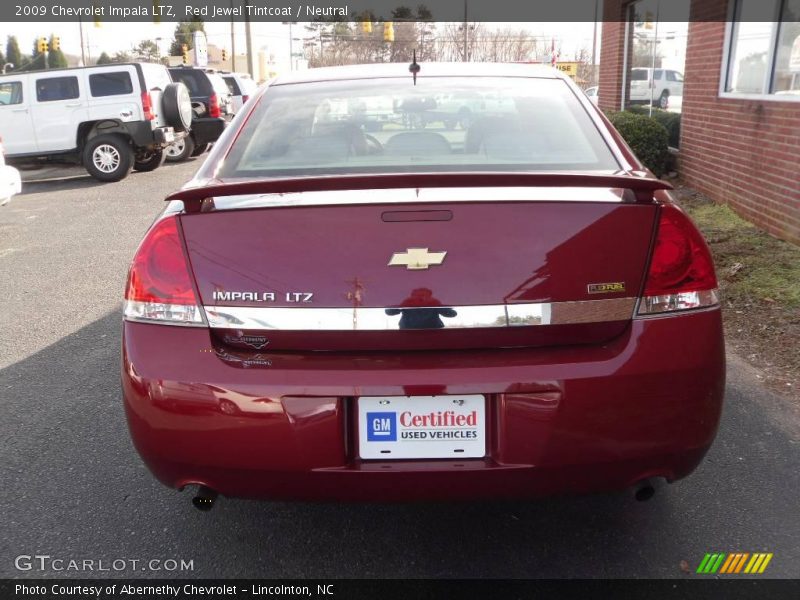 Red Jewel Tintcoat / Neutral 2009 Chevrolet Impala LTZ