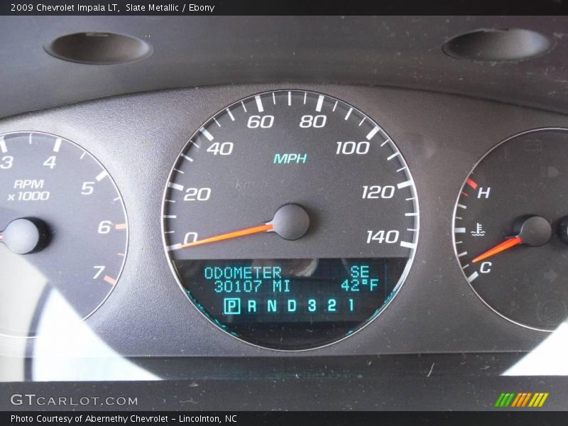 Slate Metallic / Ebony 2009 Chevrolet Impala LT