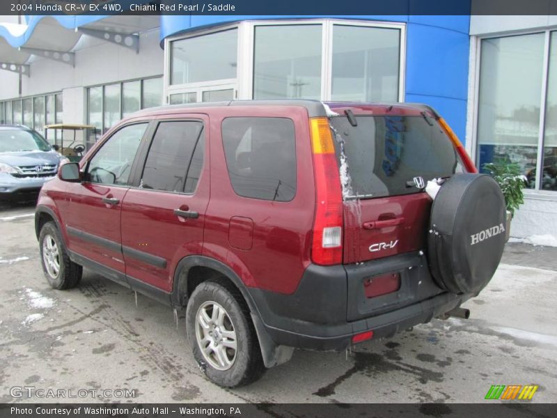 Chianti Red Pearl / Saddle 2004 Honda CR-V EX 4WD