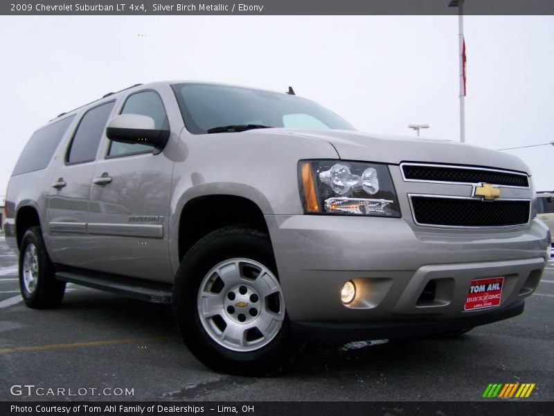 Silver Birch Metallic / Ebony 2009 Chevrolet Suburban LT 4x4
