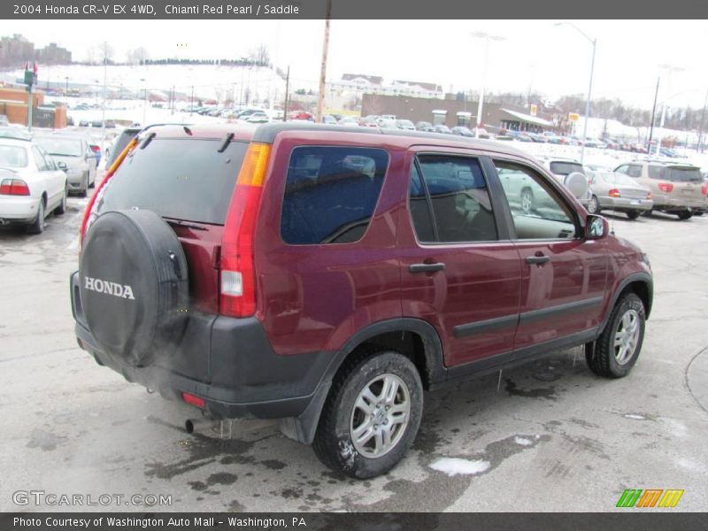 Chianti Red Pearl / Saddle 2004 Honda CR-V EX 4WD