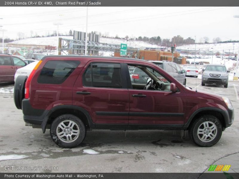 Chianti Red Pearl / Saddle 2004 Honda CR-V EX 4WD