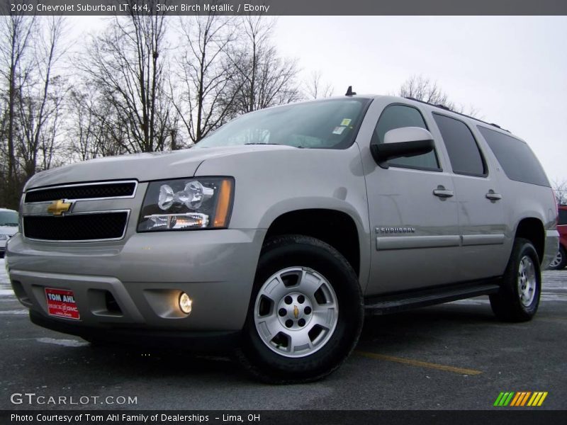 Silver Birch Metallic / Ebony 2009 Chevrolet Suburban LT 4x4