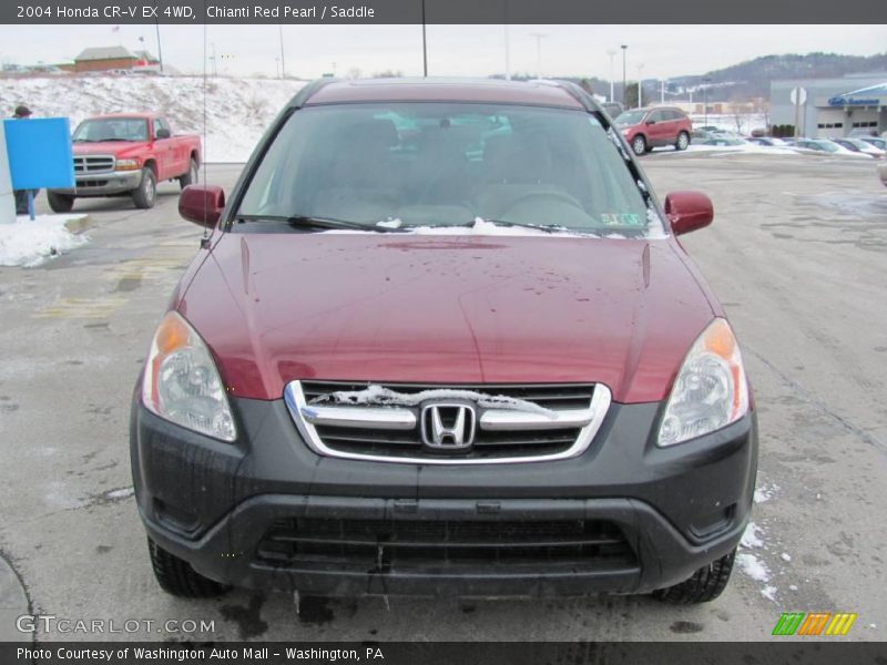 Chianti Red Pearl / Saddle 2004 Honda CR-V EX 4WD