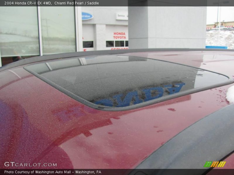 Chianti Red Pearl / Saddle 2004 Honda CR-V EX 4WD