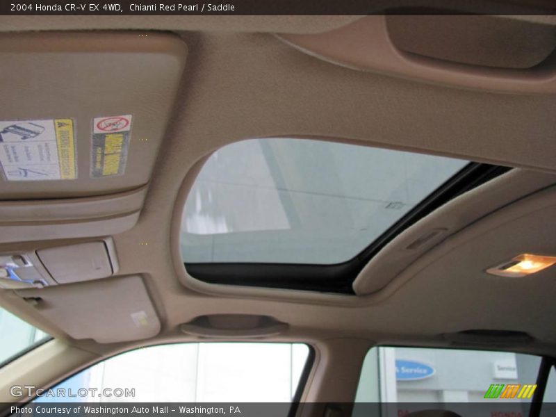 Chianti Red Pearl / Saddle 2004 Honda CR-V EX 4WD