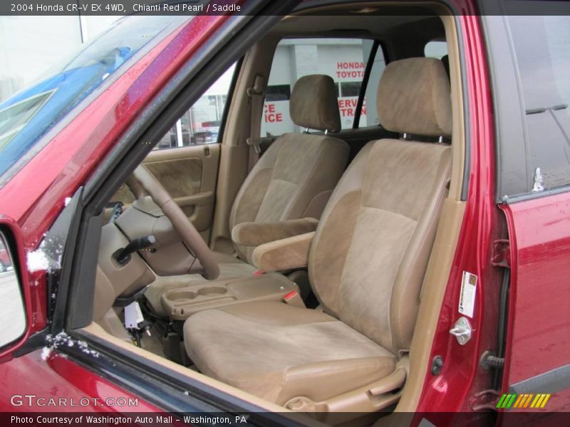 Chianti Red Pearl / Saddle 2004 Honda CR-V EX 4WD
