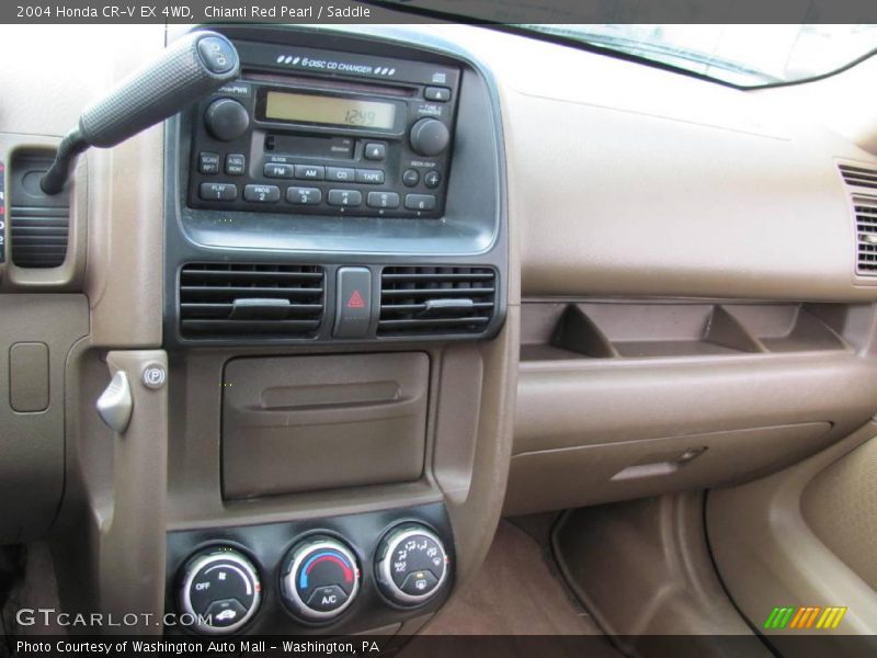 Chianti Red Pearl / Saddle 2004 Honda CR-V EX 4WD