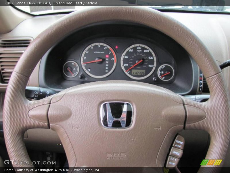 Chianti Red Pearl / Saddle 2004 Honda CR-V EX 4WD