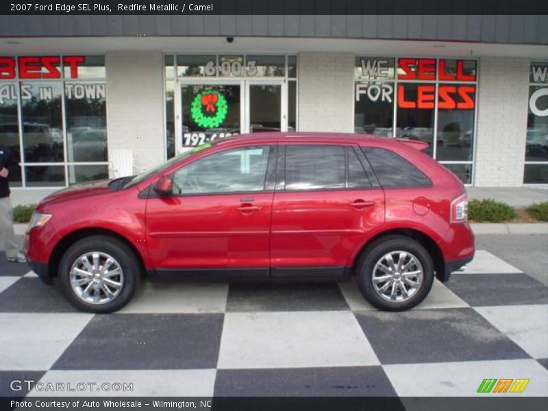 Redfire Metallic / Camel 2007 Ford Edge SEL Plus