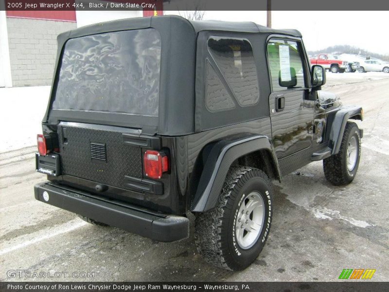 Black / Dark Slate Gray 2005 Jeep Wrangler X 4x4