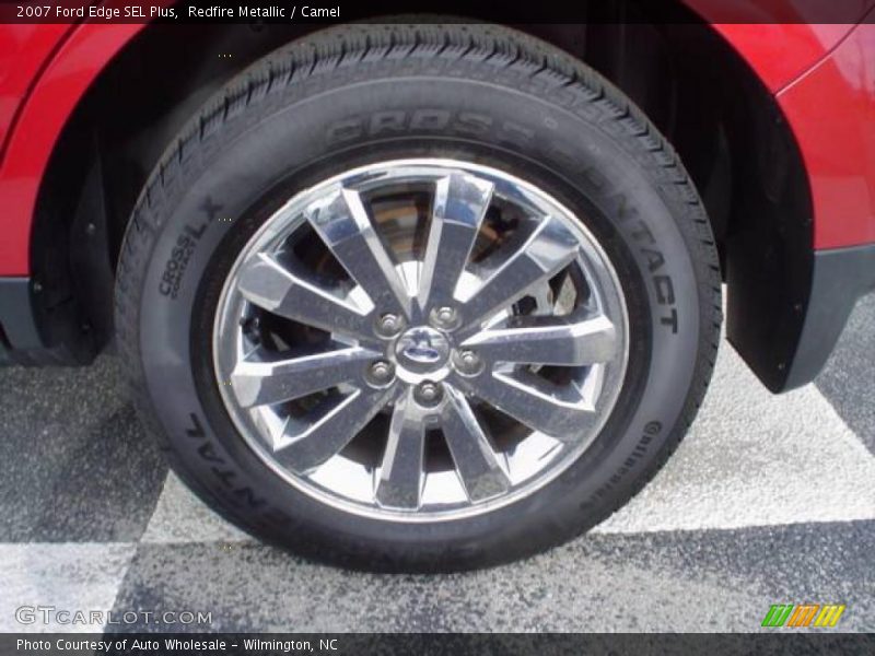 Redfire Metallic / Camel 2007 Ford Edge SEL Plus