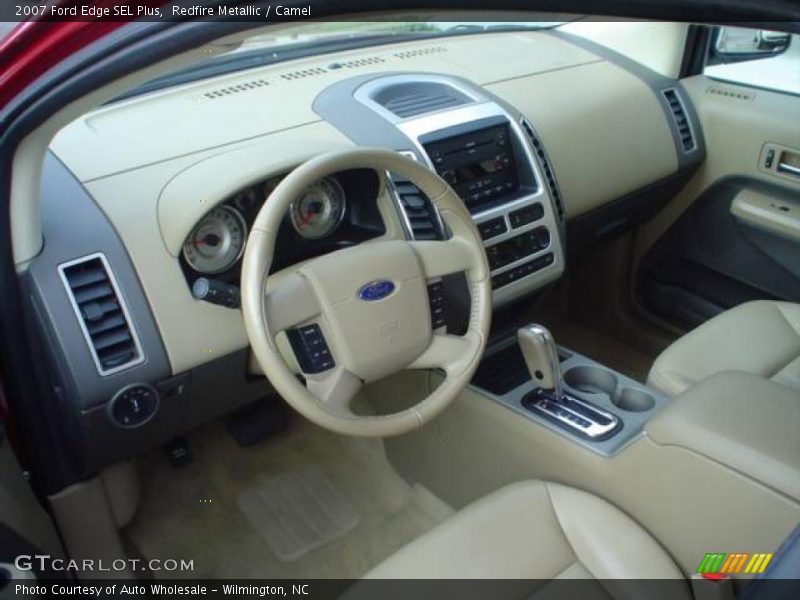 Redfire Metallic / Camel 2007 Ford Edge SEL Plus