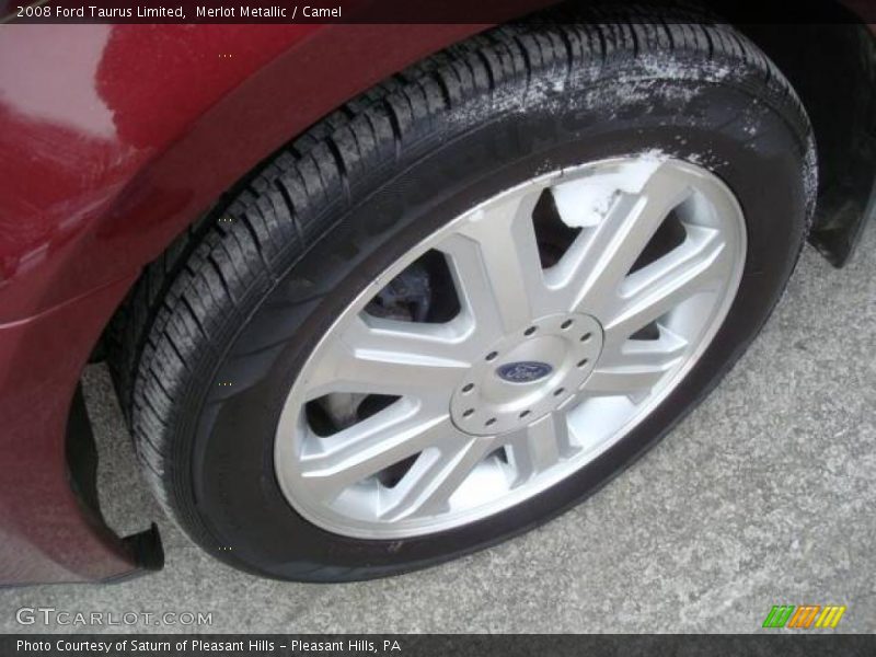 Merlot Metallic / Camel 2008 Ford Taurus Limited