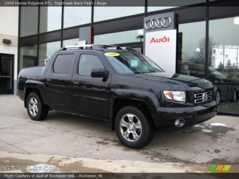 Nighthawk Black Pearl / Beige 2006 Honda Ridgeline RTL