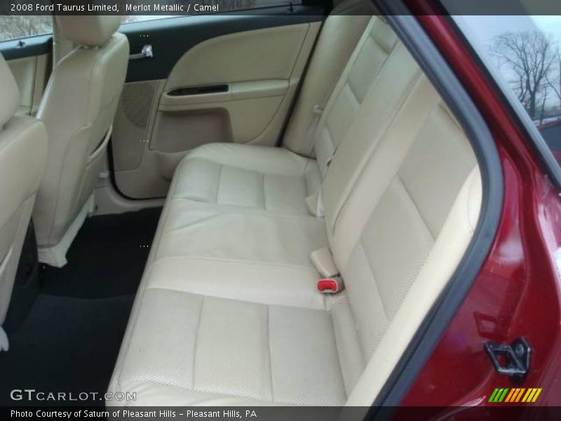 Merlot Metallic / Camel 2008 Ford Taurus Limited