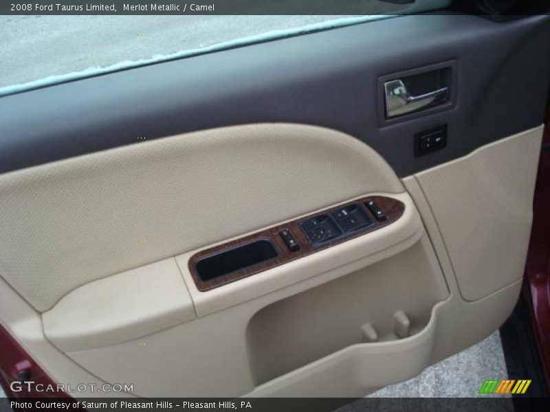 Merlot Metallic / Camel 2008 Ford Taurus Limited