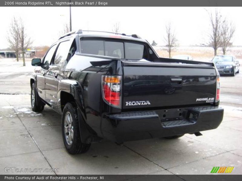 Nighthawk Black Pearl / Beige 2006 Honda Ridgeline RTL