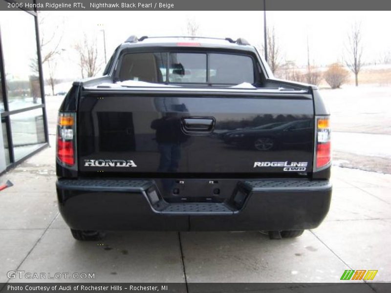 Nighthawk Black Pearl / Beige 2006 Honda Ridgeline RTL