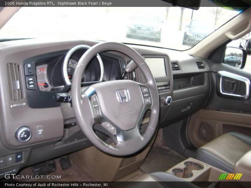 Nighthawk Black Pearl / Beige 2006 Honda Ridgeline RTL