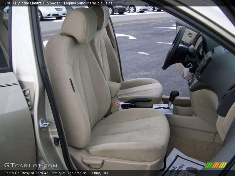 Laguna Sand Metallic / Beige 2008 Hyundai Elantra GLS Sedan