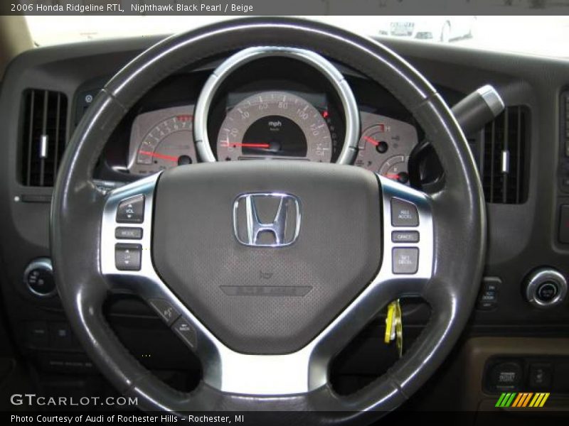 Nighthawk Black Pearl / Beige 2006 Honda Ridgeline RTL