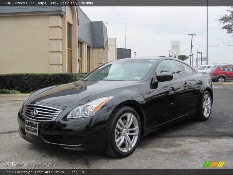 Black Obsidian / Graphite 2008 Infiniti G 37 Coupe