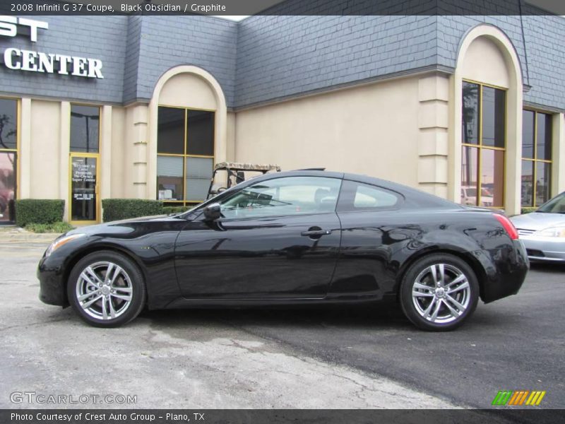 Black Obsidian / Graphite 2008 Infiniti G 37 Coupe