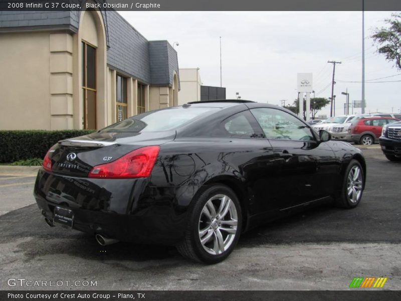 Black Obsidian / Graphite 2008 Infiniti G 37 Coupe