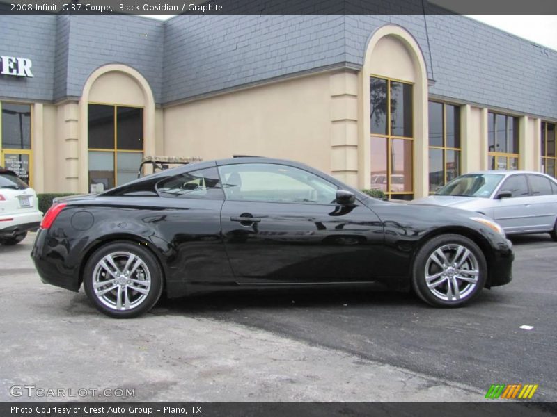 Black Obsidian / Graphite 2008 Infiniti G 37 Coupe