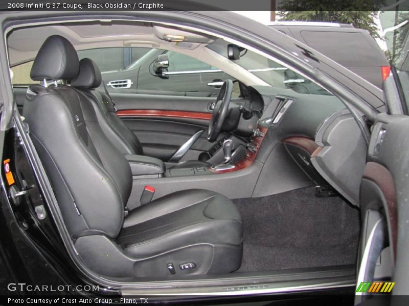 Black Obsidian / Graphite 2008 Infiniti G 37 Coupe