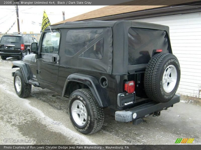 Black / Dark Slate Gray 2006 Jeep Wrangler Unlimited 4x4