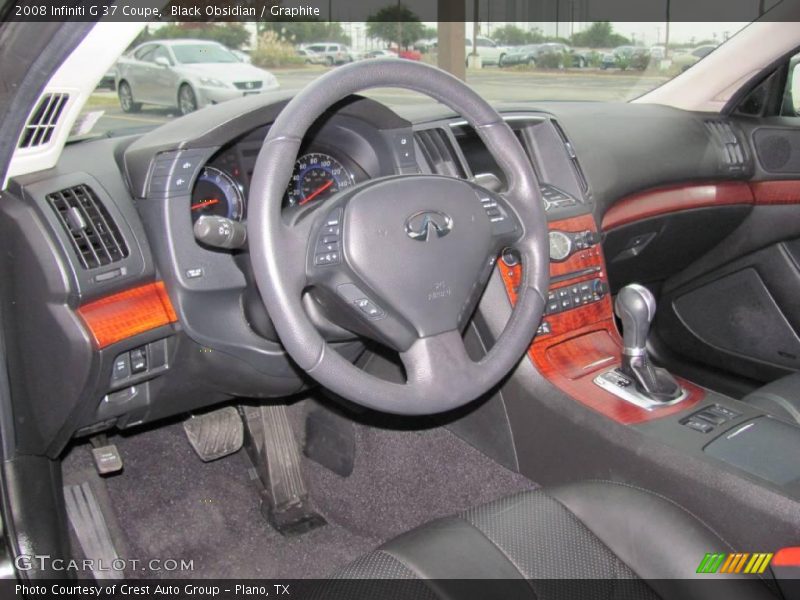 Black Obsidian / Graphite 2008 Infiniti G 37 Coupe