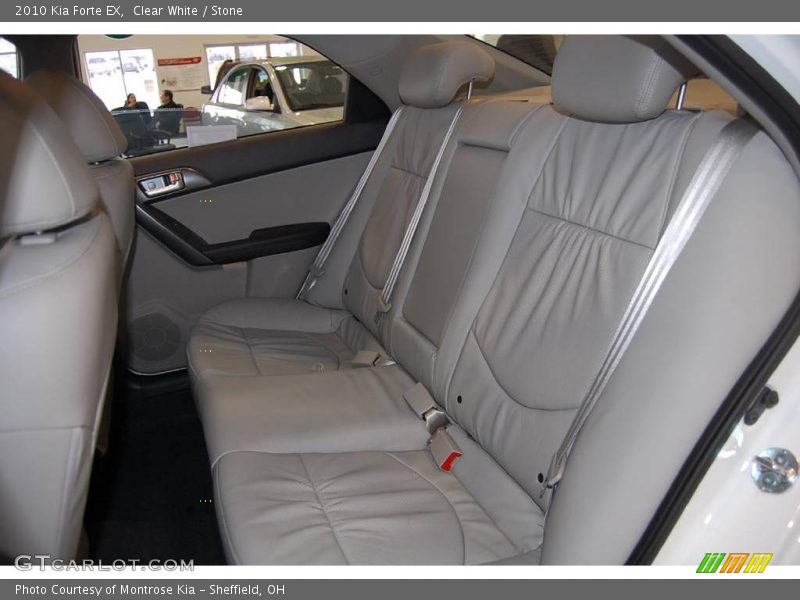 Clear White / Stone 2010 Kia Forte EX