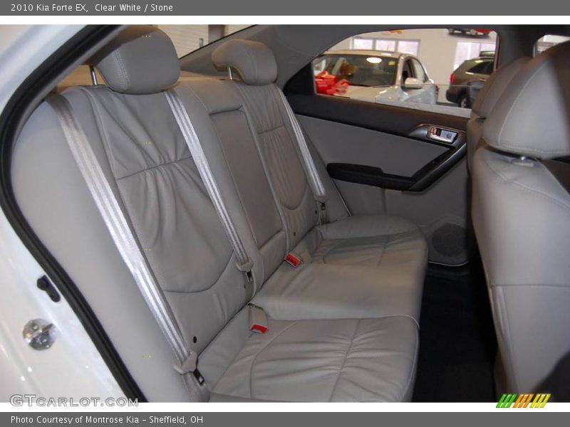 Clear White / Stone 2010 Kia Forte EX