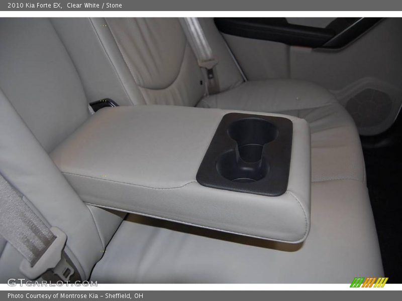 Clear White / Stone 2010 Kia Forte EX