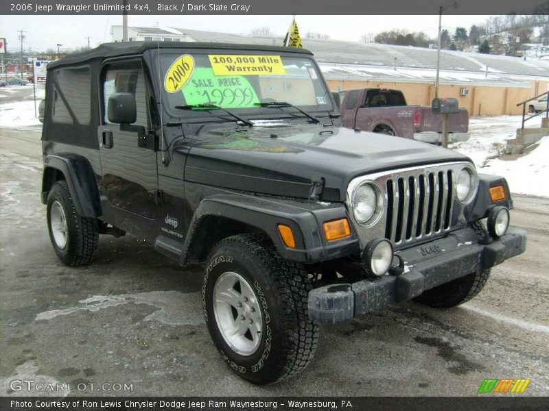 Black / Dark Slate Gray 2006 Jeep Wrangler Unlimited 4x4