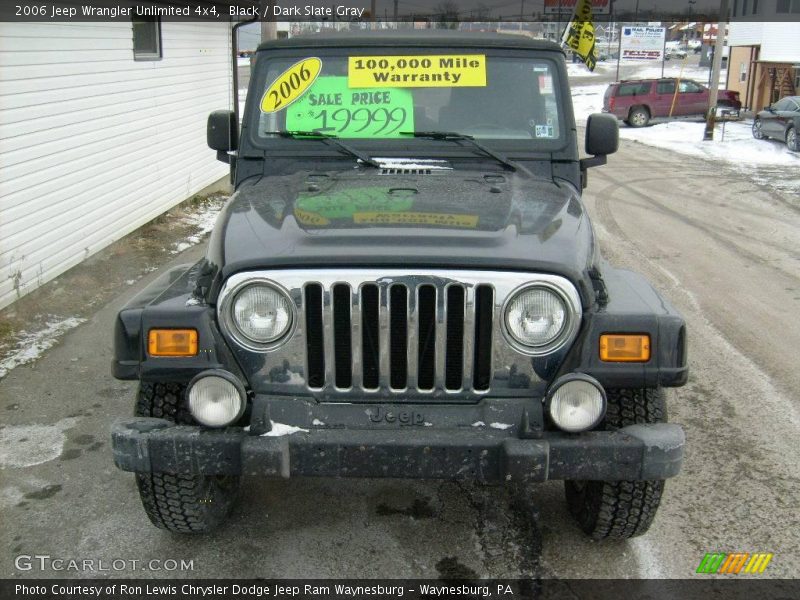 Black / Dark Slate Gray 2006 Jeep Wrangler Unlimited 4x4