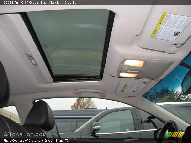 Black Obsidian / Graphite 2008 Infiniti G 37 Coupe