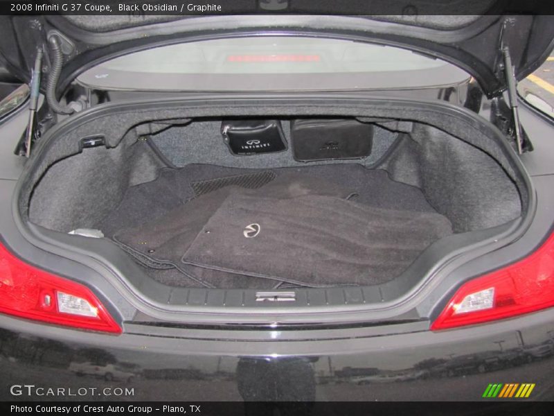 Black Obsidian / Graphite 2008 Infiniti G 37 Coupe