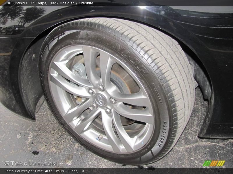 Black Obsidian / Graphite 2008 Infiniti G 37 Coupe