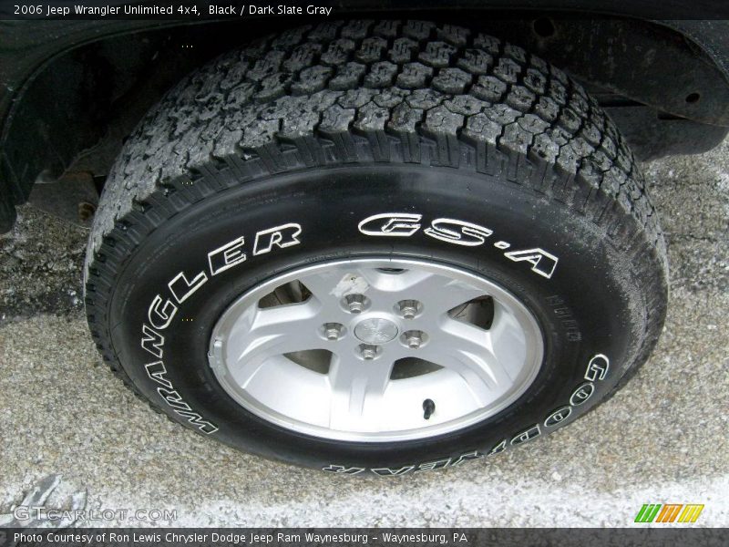 Black / Dark Slate Gray 2006 Jeep Wrangler Unlimited 4x4