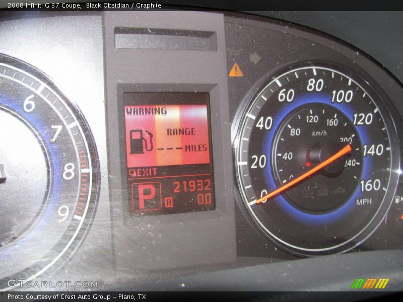 Black Obsidian / Graphite 2008 Infiniti G 37 Coupe