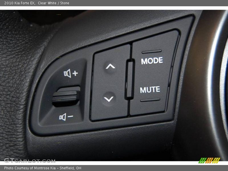 Clear White / Stone 2010 Kia Forte EX