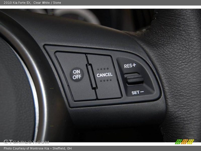 Clear White / Stone 2010 Kia Forte EX