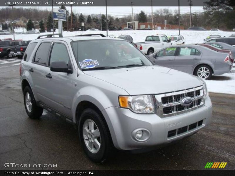 Silver Metallic / Charcoal 2008 Ford Escape XLT V6