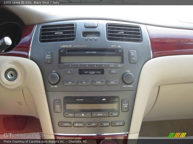 Black Onyx / Ivory 2003 Lexus ES 300
