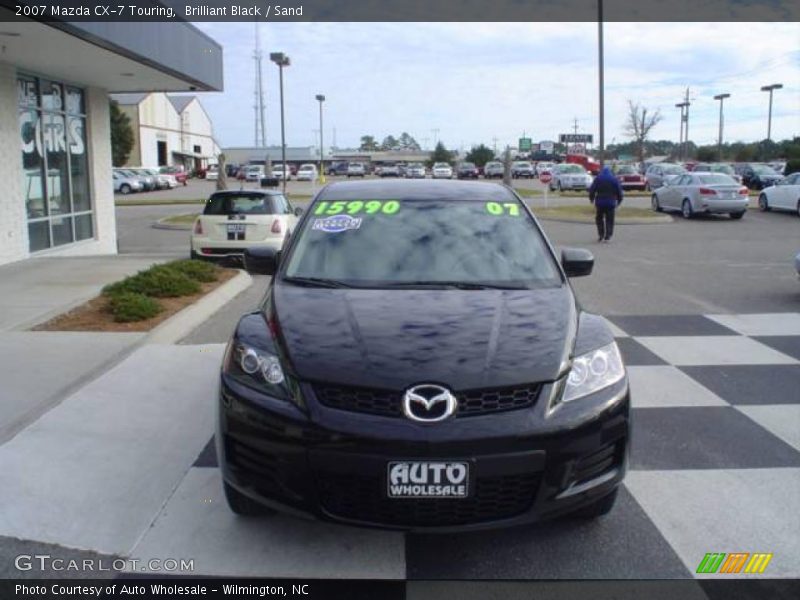 Brilliant Black / Sand 2007 Mazda CX-7 Touring